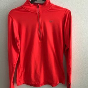 Nike Dry Fit 1/2 Zip Long Sleeve Top Size M